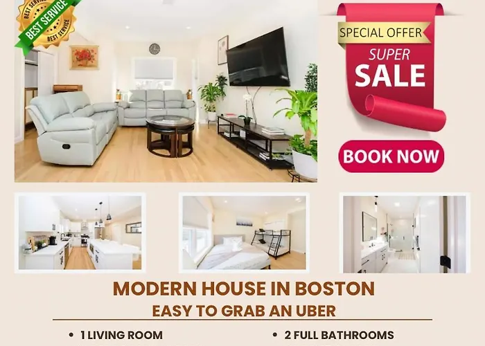 60-2 Newly Built & Lovely Apartment In Boston