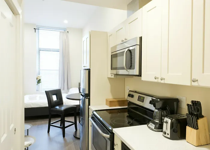Serene Studio In Downtown Crossing By Sonder