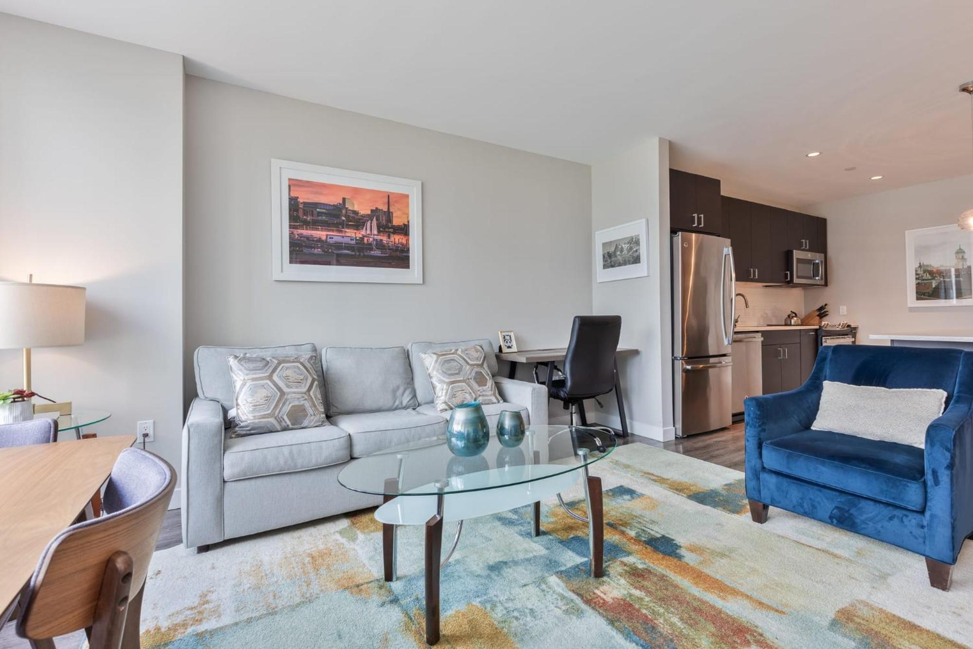 Apartment Bright Downtown With Gym