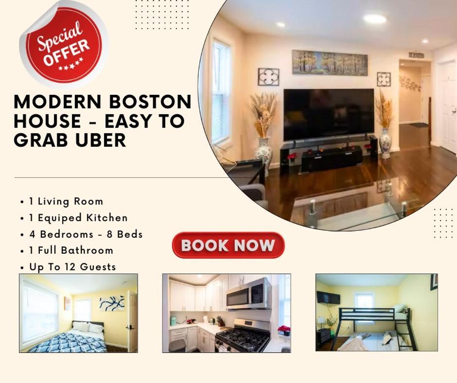 30-1 4Br Boston - Comfortable Apt Near Mbta Boston