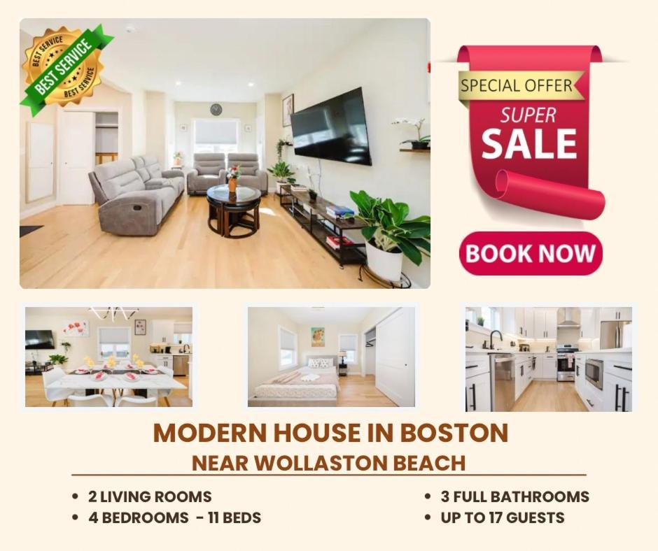 60-1 4Br Boston - Cozy New Apt Near Park Zoo Apartment *