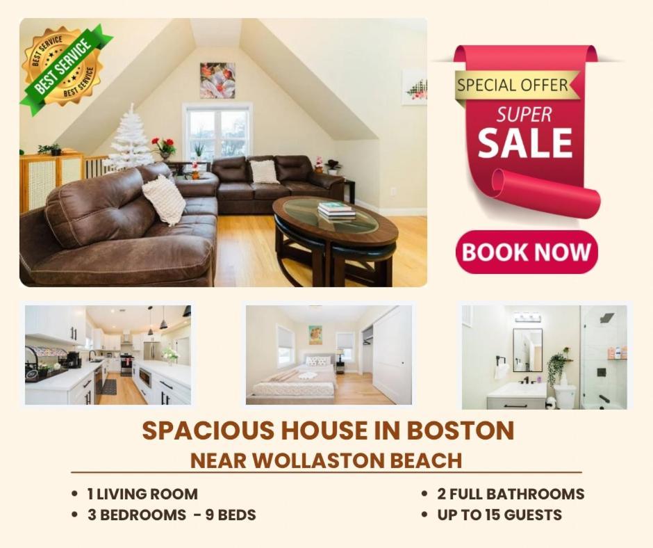 Apartment 60-3 3Br Boston - Sleek Apt Near Wollaston Beach
