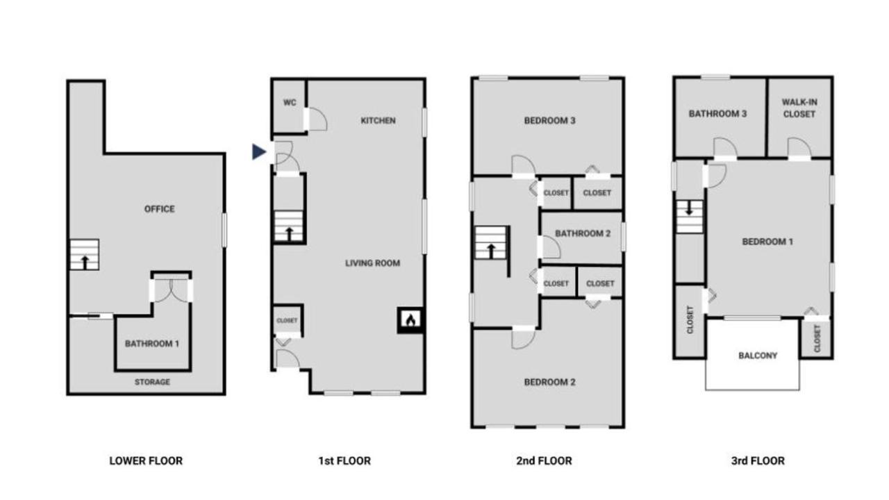South 3br W Wd Balcony Nr Restaurants Bos-749 Apartamento Boston